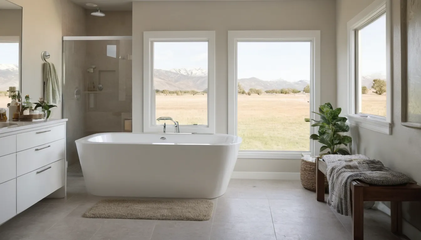 A bright, accessible bathroom with a walk-in tub in a American Canyon home